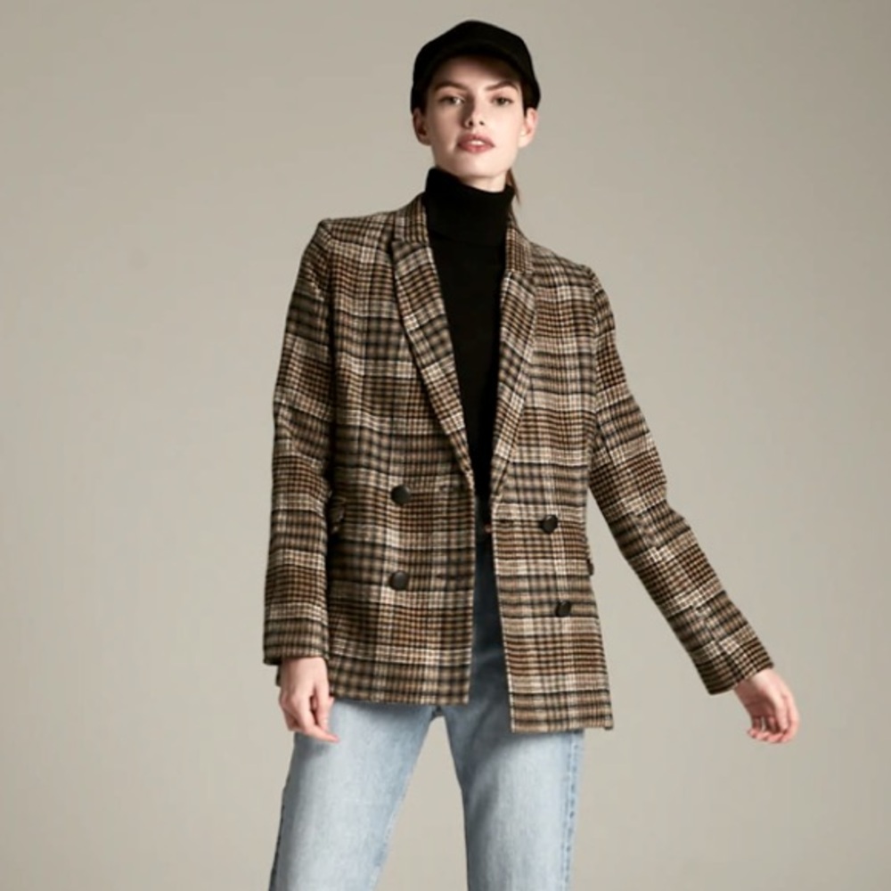 Plaid blazer